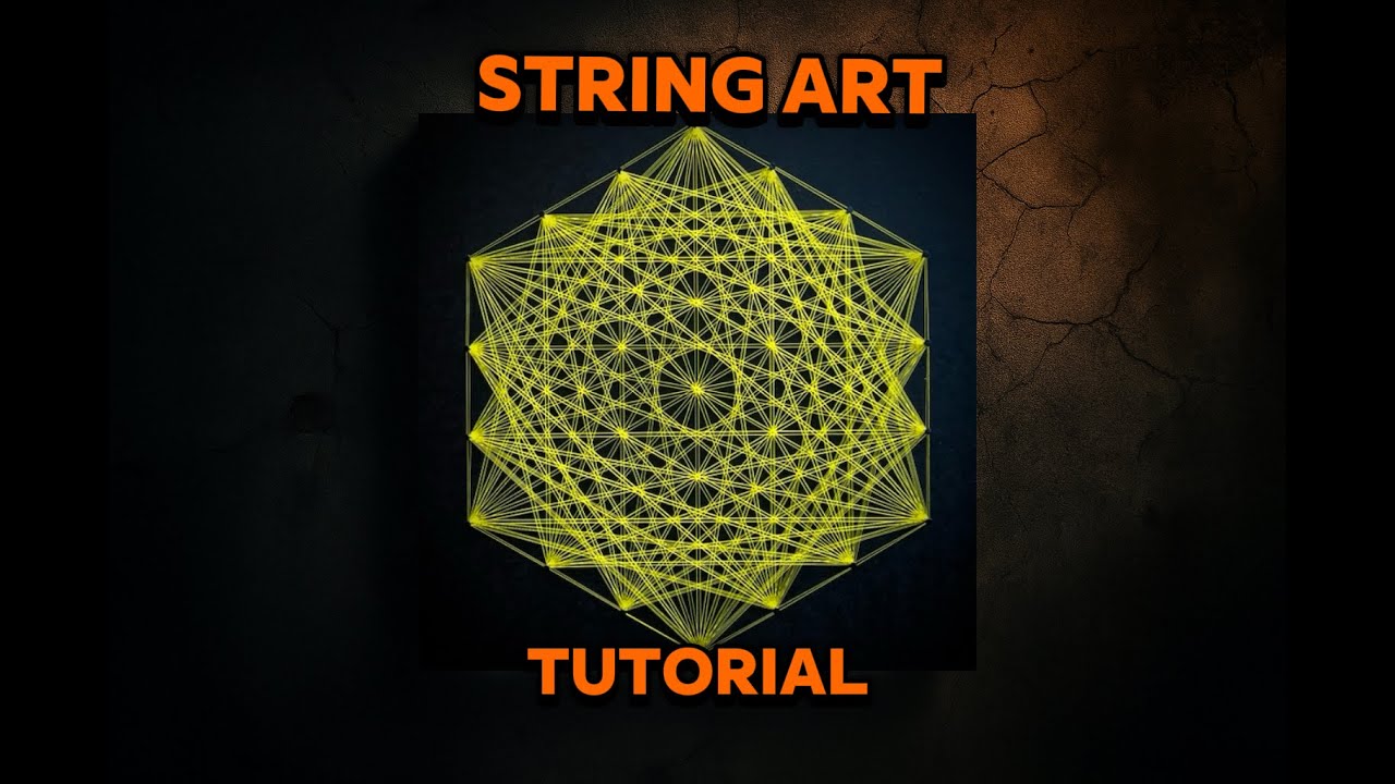 DIY String Art / Easy wall art tutorial