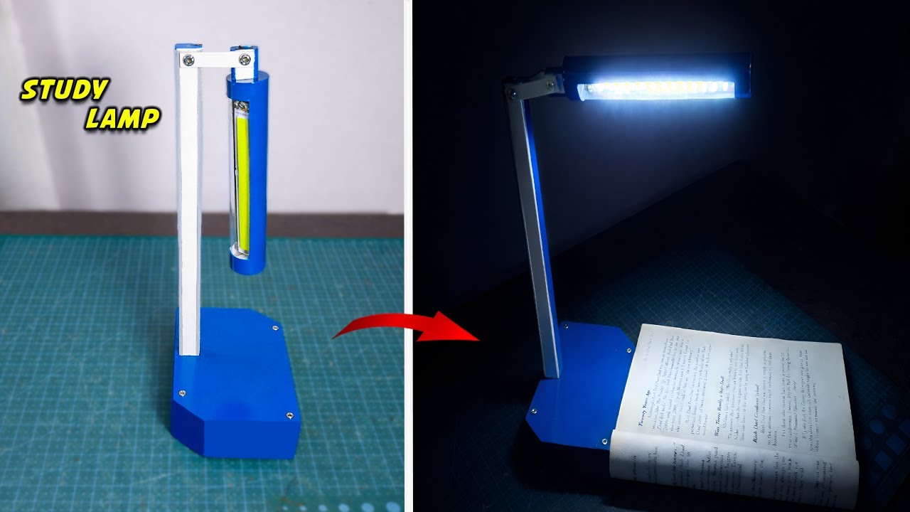 How To Make A Study Lamp At Home || Bright Light 🔥