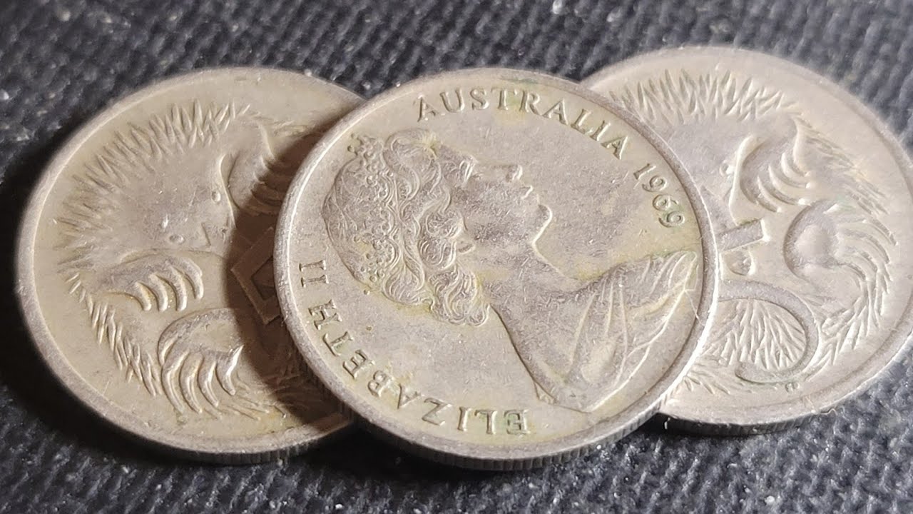 Australia 1969 5 Cent Coin