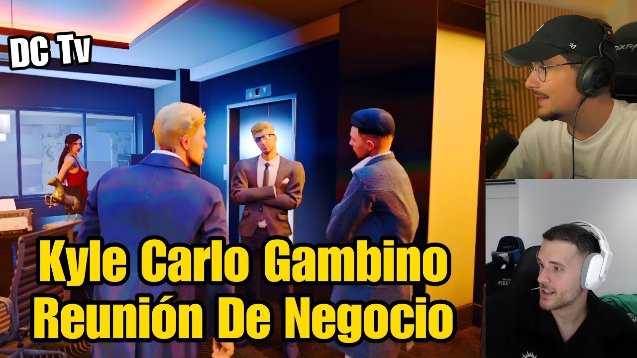 KYLE (DESS) CARLO GAMBINO (Perxita) reuni&oacute;n de negocios ONX ESPA&Ntilde;A 