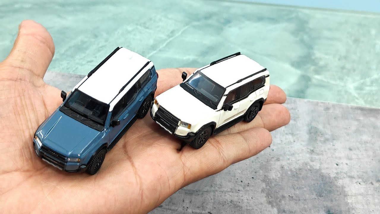 Unboxing the Miniature 2024 Toyota Land Cruiser 250 Prado 1:64 Para64 Diecast Model review 🚗✨