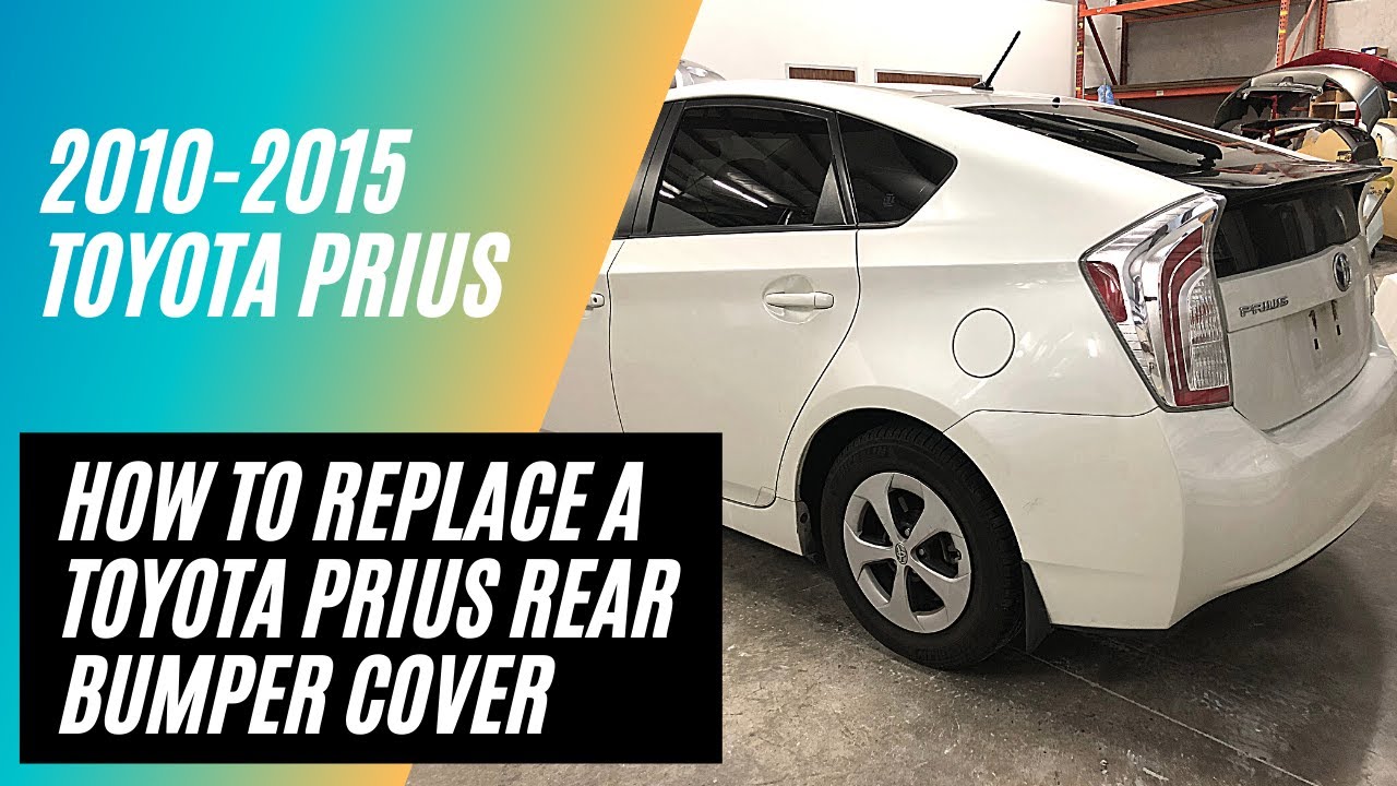 Learn how to replace your 2010-2015 Toyota Prius rear bumper cover