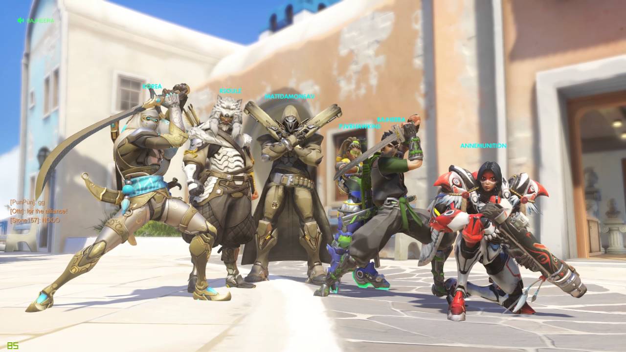 Bajheera - Sparrow Genji Ilios 30-Elim Brutal Match - Overwatch [PC] Gameplay