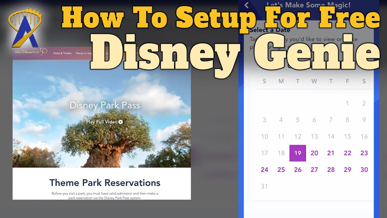 Full Walkthrough &ndash; How To Setup Free Disney Genie Service for My Disney Experience App