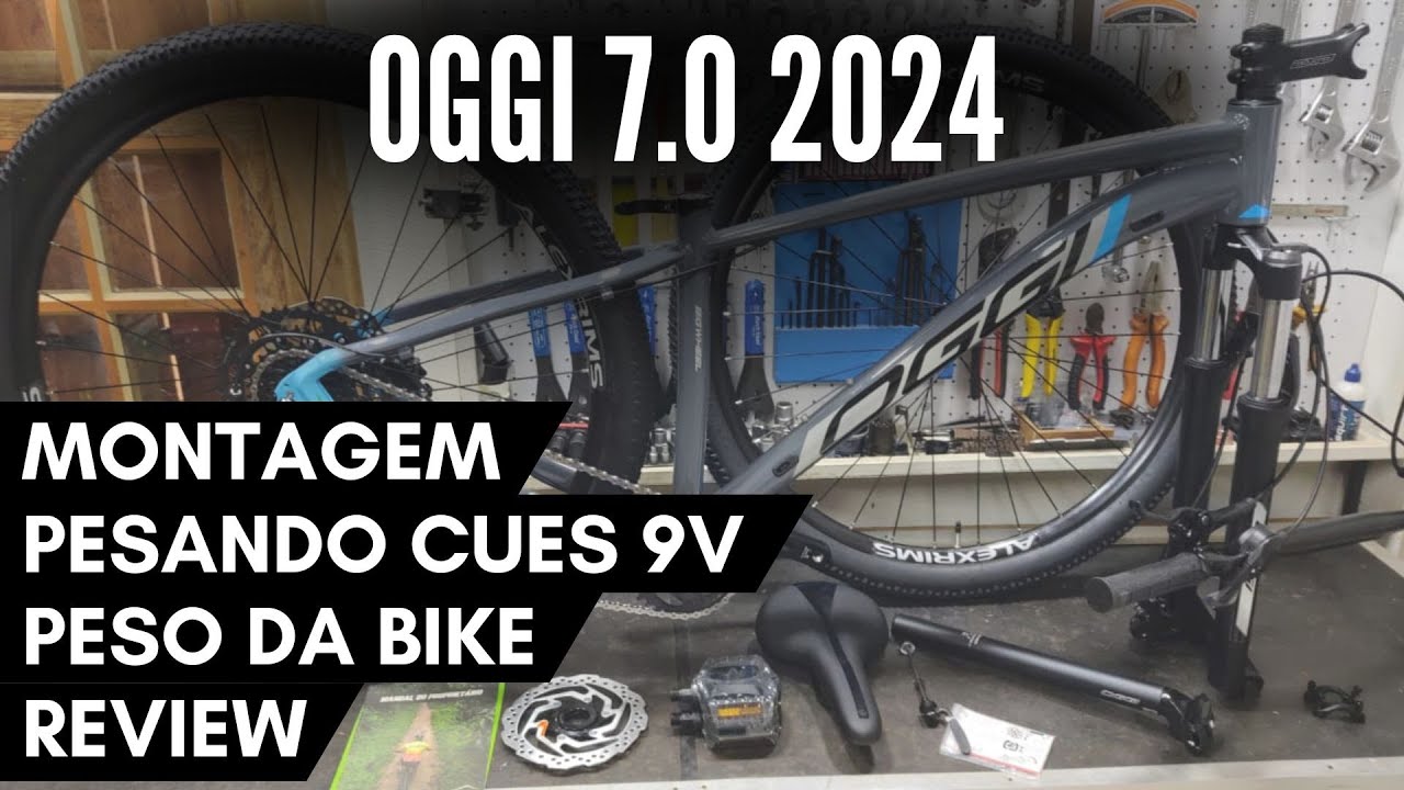 Montagem e review da Oggi 7.0 2024 com Shimano Cues
