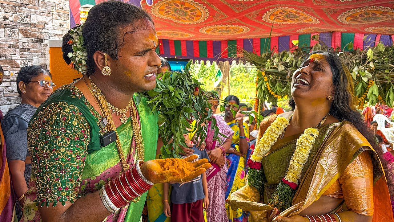 Durga Swamy Yellamma Kolupu At Jafferguda || Durga swamy Yellamma sigam at Jafferguda #durgaswamy