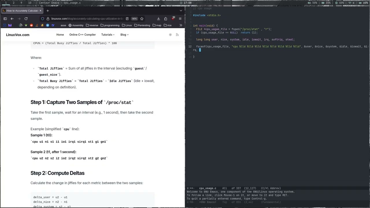 Coding in C Every Day 21. Building a System Monitor (2)
