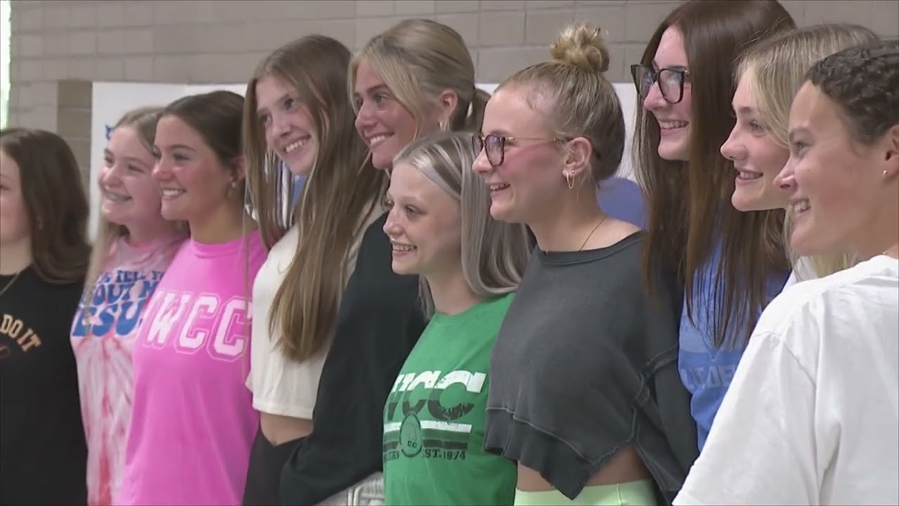 JAYDIN WARNING, GRACIE STAPP, AND LEAH VANDAMENT COLLEGE SIGNING CELEBRATION