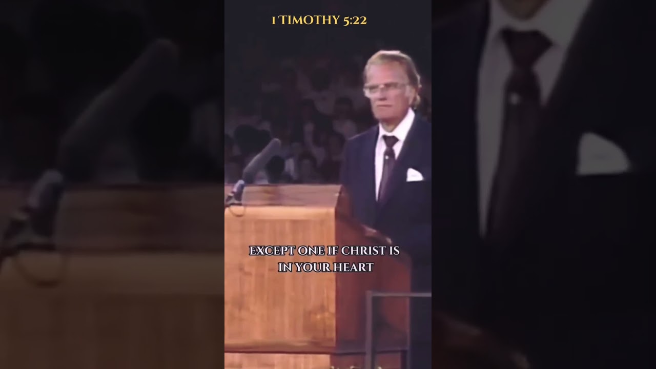 Self-Control & Self-Discipline are marks of a Christian by Dr Billy Grahams #billygraham #discipline
