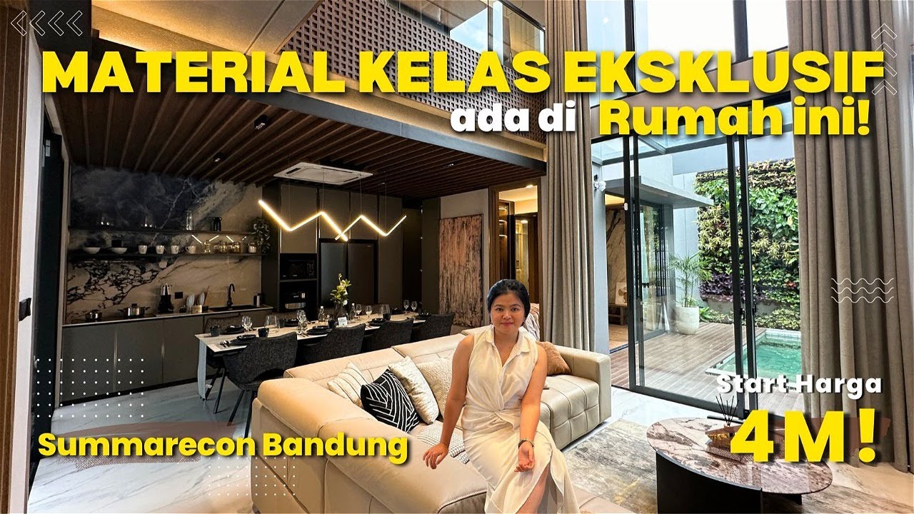 Rumah Mewah Summarecon Bandung! Material KELAS EKSEKUTIF ada dirumah ini!