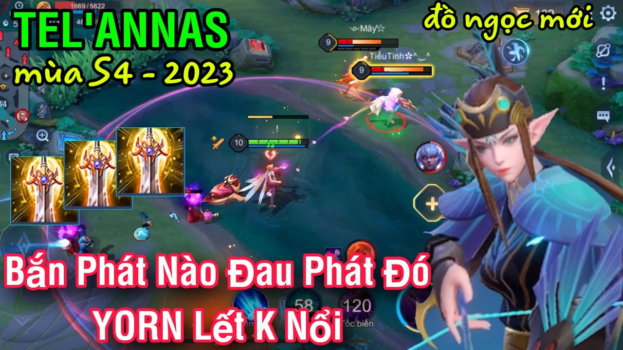 TEL’ANNAS mùa S4 - 2023 || Trang Bị và Bảng Ngọc Mới Mạnh Nhất Bắn Cho Zata Không Cất Nổi Cánh