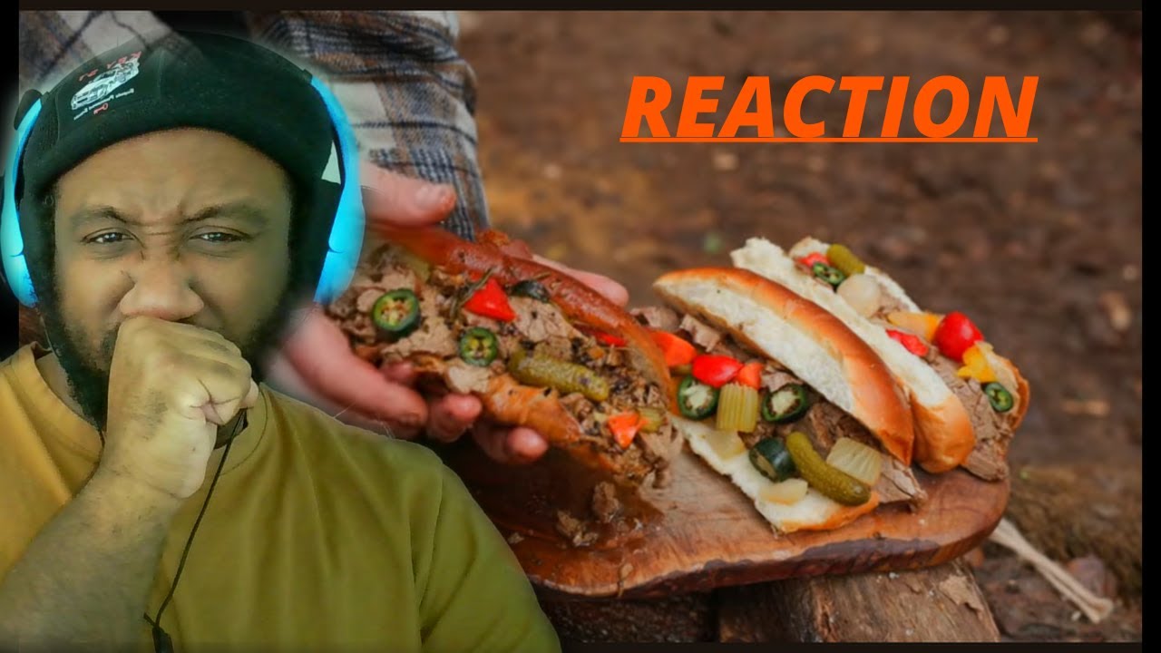 Reacting to this dude making a forest sandwich