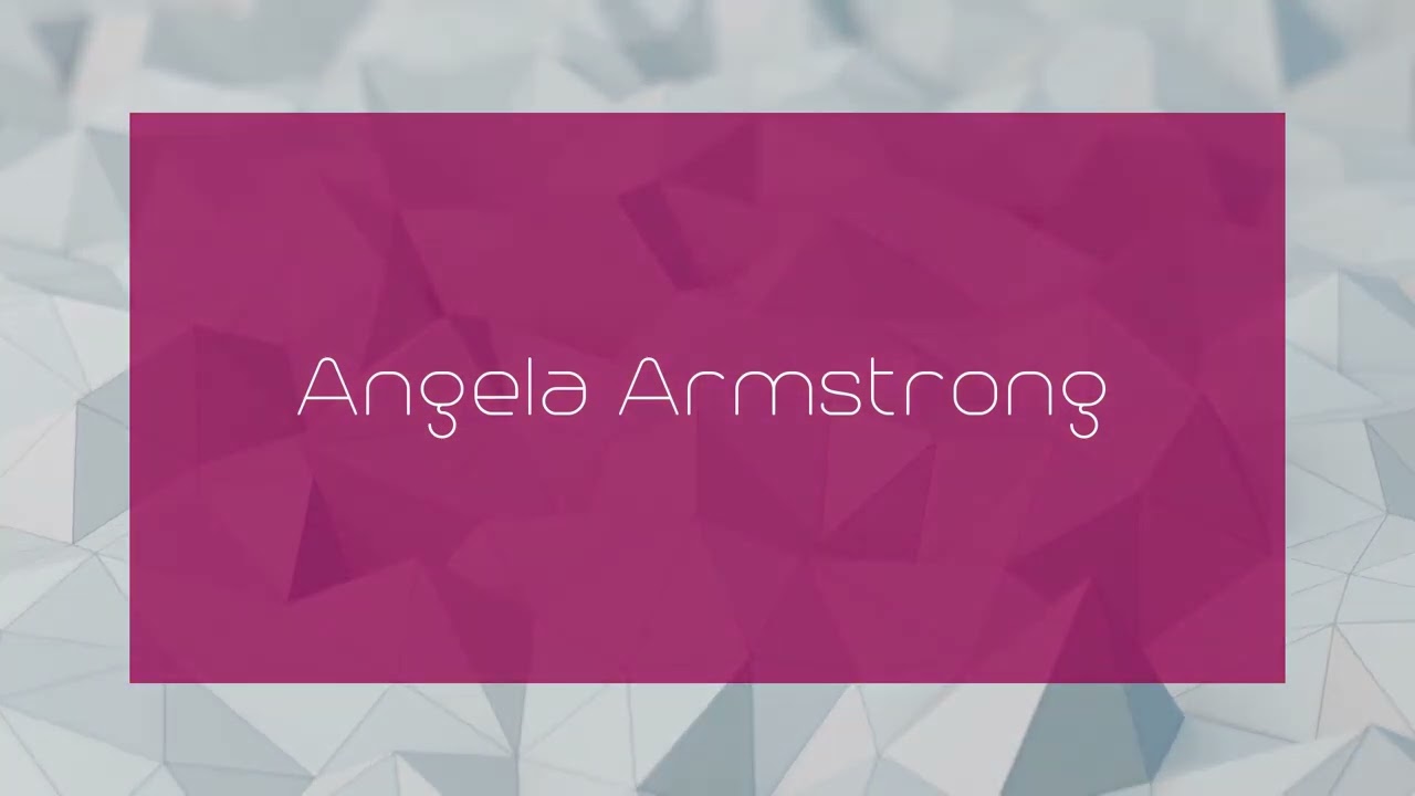 Angela Armstrong - appearance