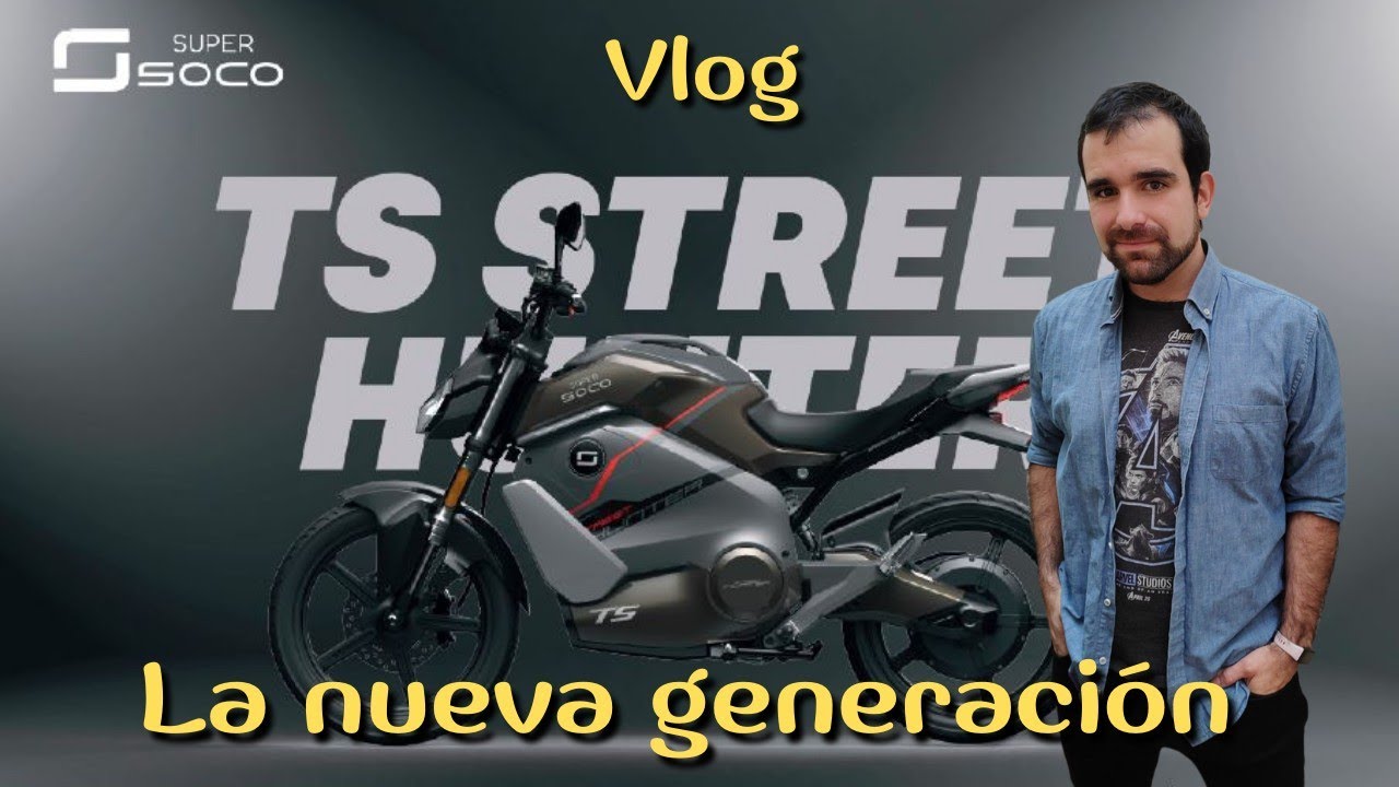 Vlog | La Moto Electrica deportiva Vitaminizada | Test Drive Super Soco TS Street Hunter
