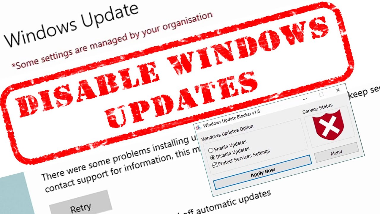 How to disable Windows update with Windows Update Blocker [11.06.2021] [English]