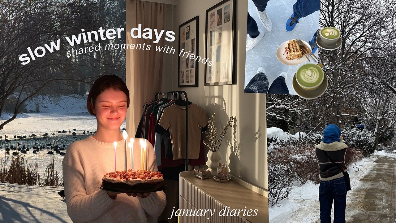 learning to enjoy life (even when it's cold) | hosting dinners, winter walks & slow days