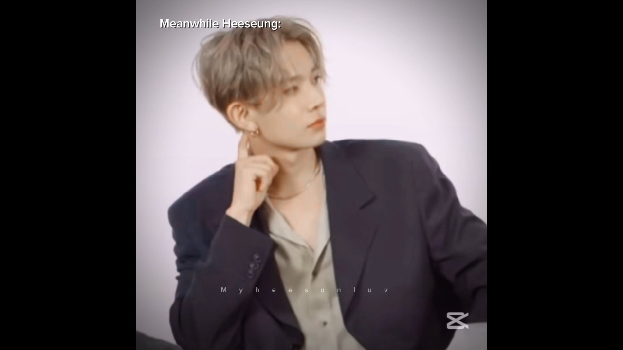 Calm down man he's yours...#heesun #heeseung #sunoo #enhypen