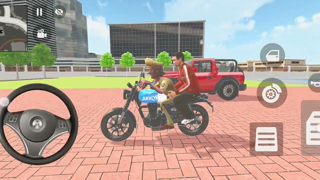 🤑Indian Thift Auto Simulator🤩IndianShowroom Purchase😯Modified Lexriy NewPoliceTrain And Bike Game