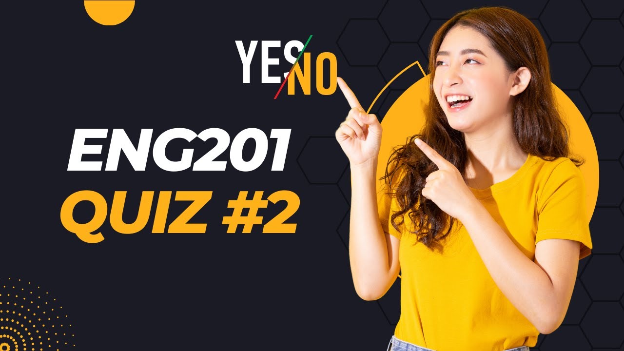 ENG 201 Quiz 2 #eng201 #vu #vuquiz