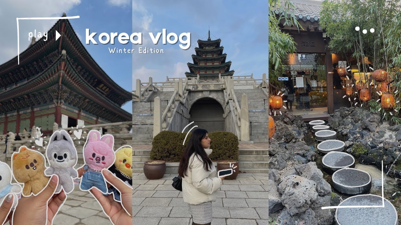 Korea Vlog 🇰🇷: visited gyeongbokgung palace, aesthetic cafe hopping, exploring gangnam, & jyp