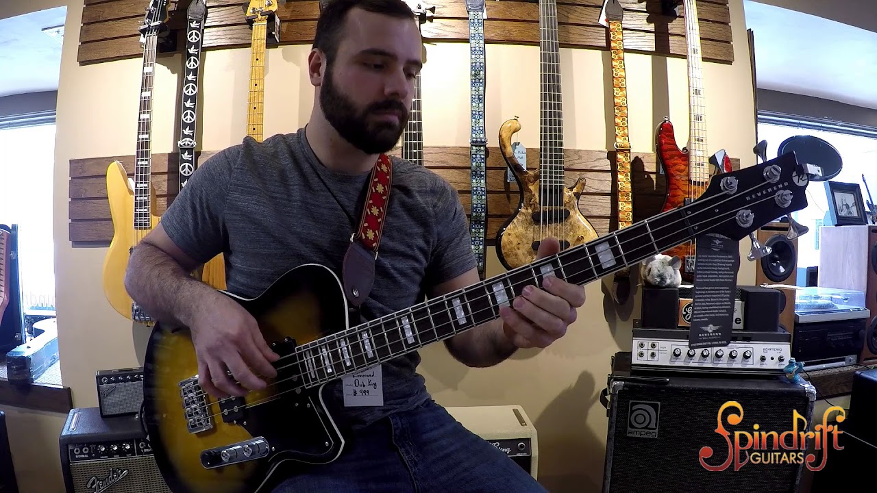 Reverend Guitars- Dub King Short Scale Bass Demo