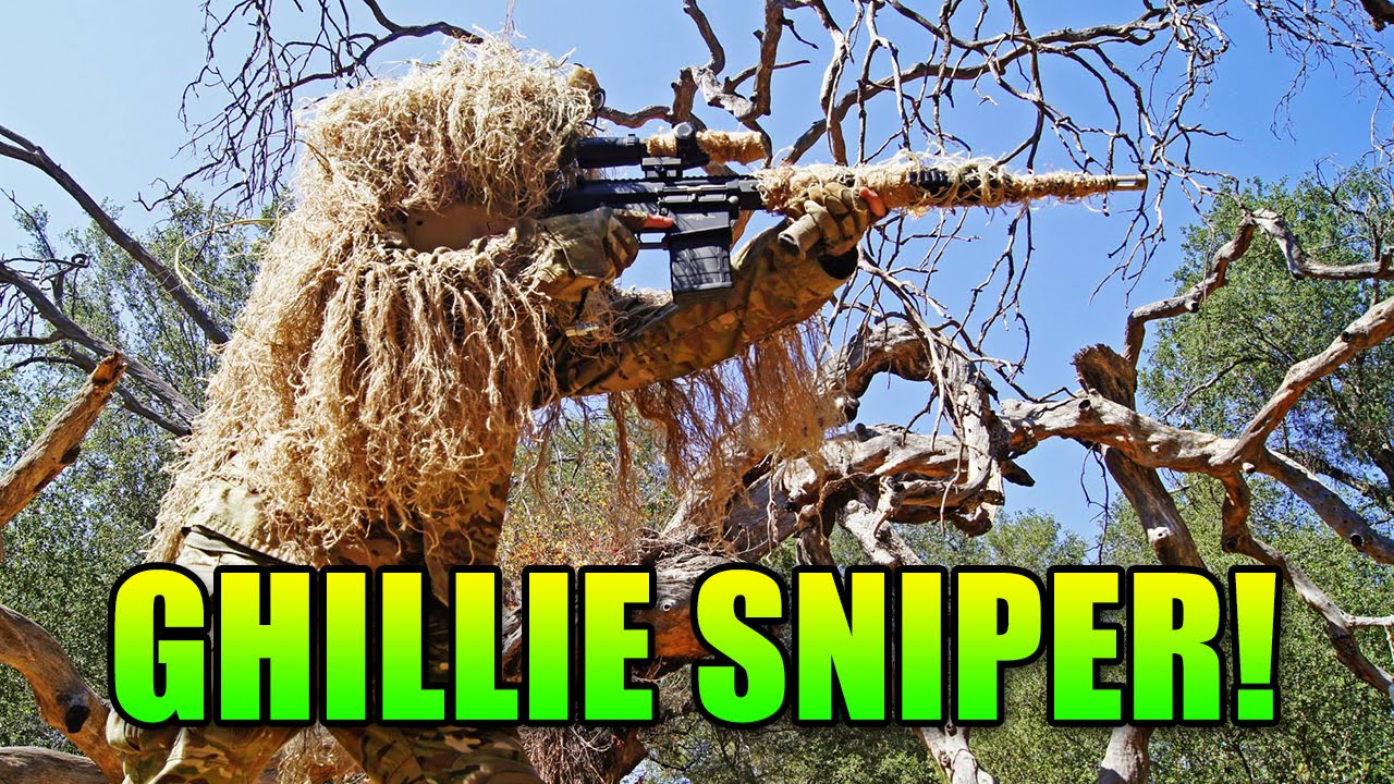 Ghillie Suit PolarStar SR-25 Sniper | Airsoft Gameplay