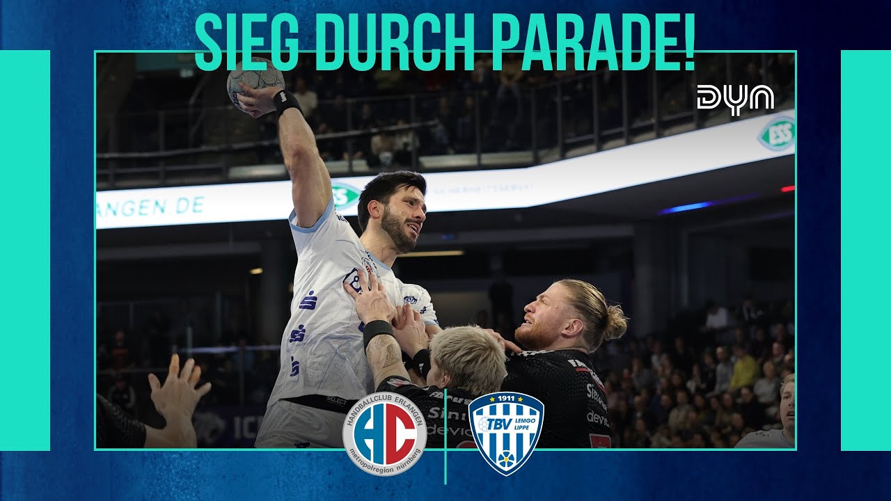 Highlights: HC Erlangen vs TBV Lemgo Lippe (Saison 2025/26) DAIKIN HBL | Dyn Handball