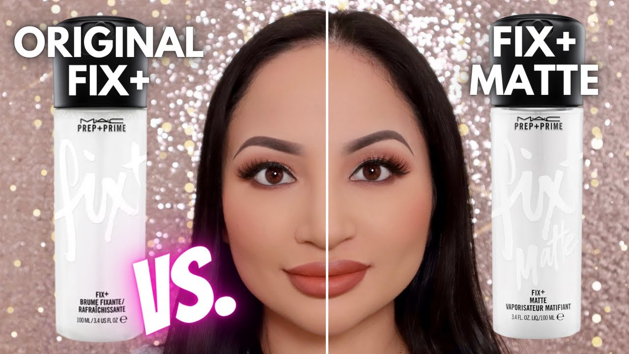 MAC PREP & PRIME FIX+ ORIGINAL VS. MATTE SPRAY | Comparison Review & Wear Test!