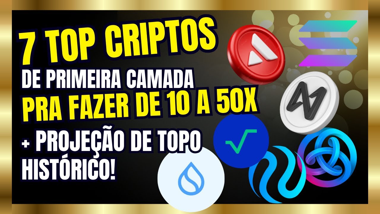7 TOP CRIPTOMOEDAS PARA FAZER 10X A 50X
