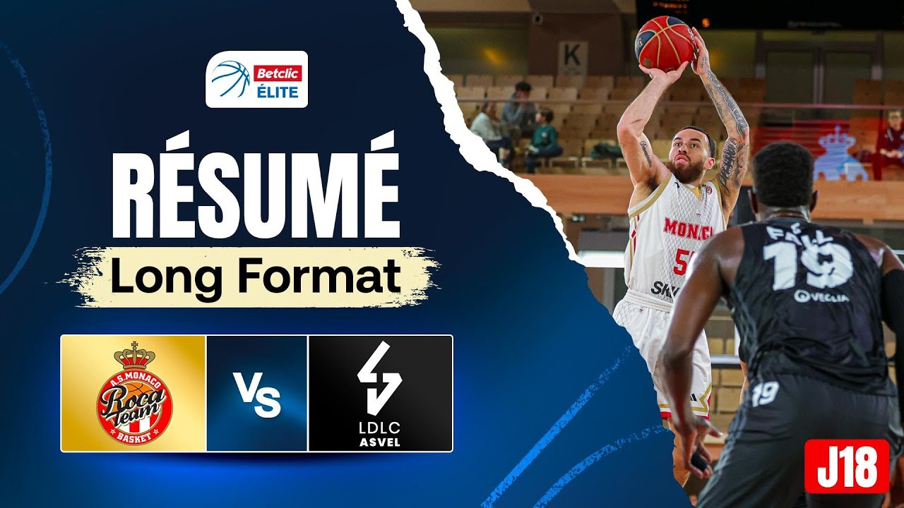L'un des CHOCS de la saison sur le Rocher ! Monaco vs LDLC ASVEL - Résumé - Betclic ELITE J18