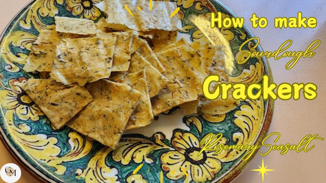 Sourdough Discard crackers - So easy!