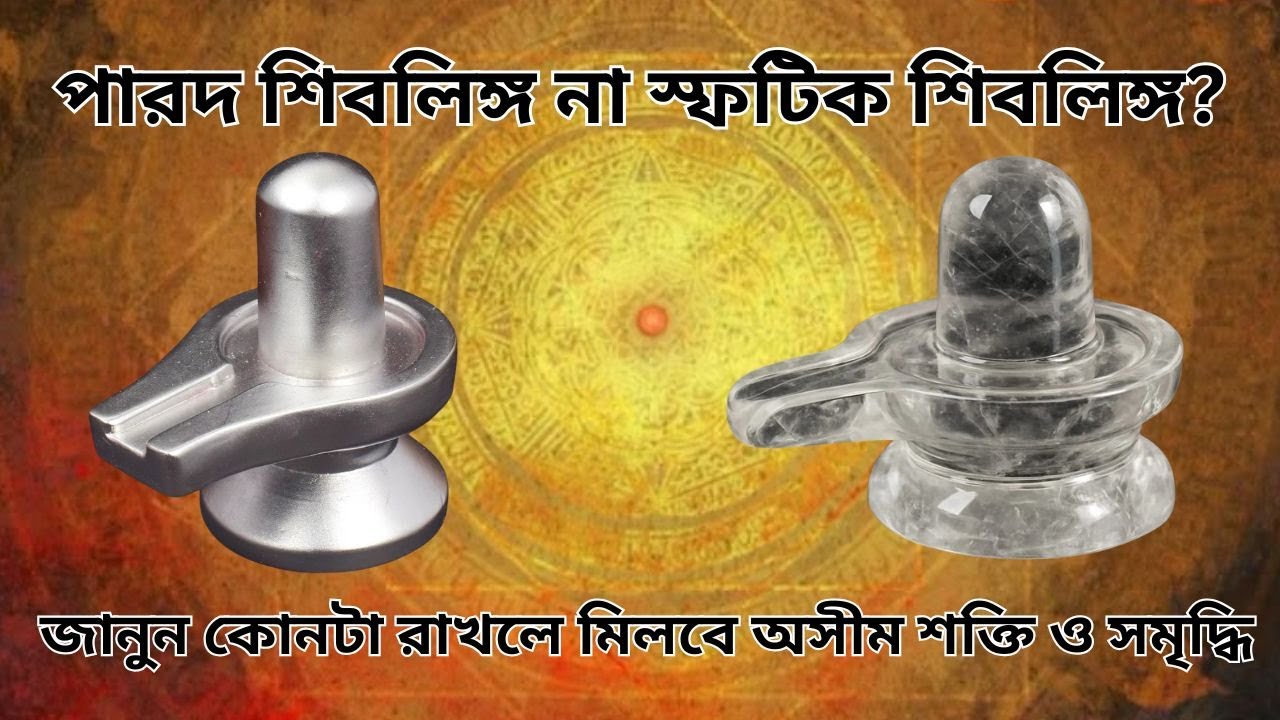 পারদ শিবলিঙ্গ না স্ফটিক শিবলিঙ্গ? জানুন কোনটা রাখলে মিলবে অসীম শক্তি ও সমৃদ্ধি 🔮🔱#starblliss #shiv