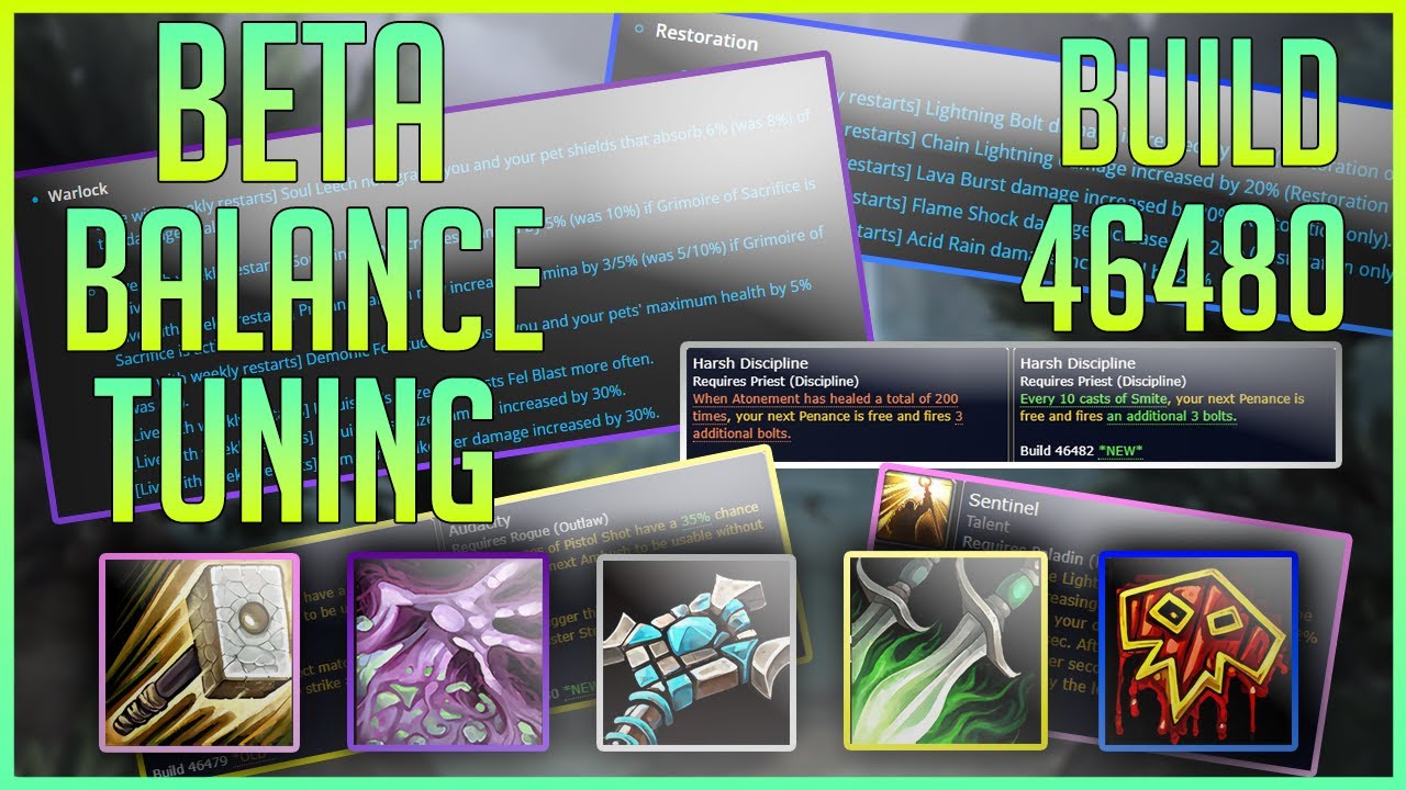 Dragonflight Beta Tuning: Shaman, Warlock, Priest, Rogue - Teeny Tiny Tweaks