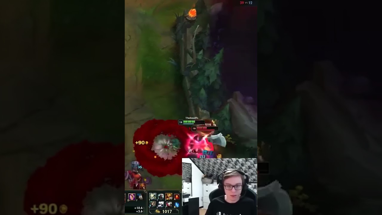 TheBausffs vs Vladimir outplay  League of Legends #shorts #viral