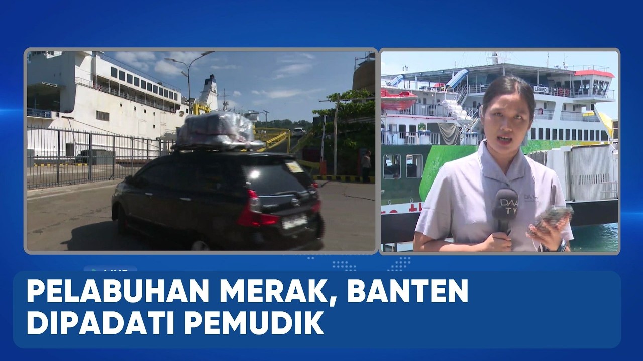 Pelabuhan Merak, Dipadati Pemudik | Halo Indonesia