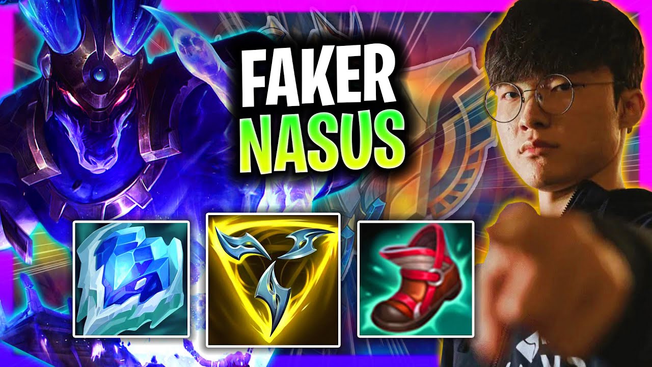 FAKER CHILLING WITH NASUS! | T1 Faker Plays Nasus Mid vs Diana!  Season 2024