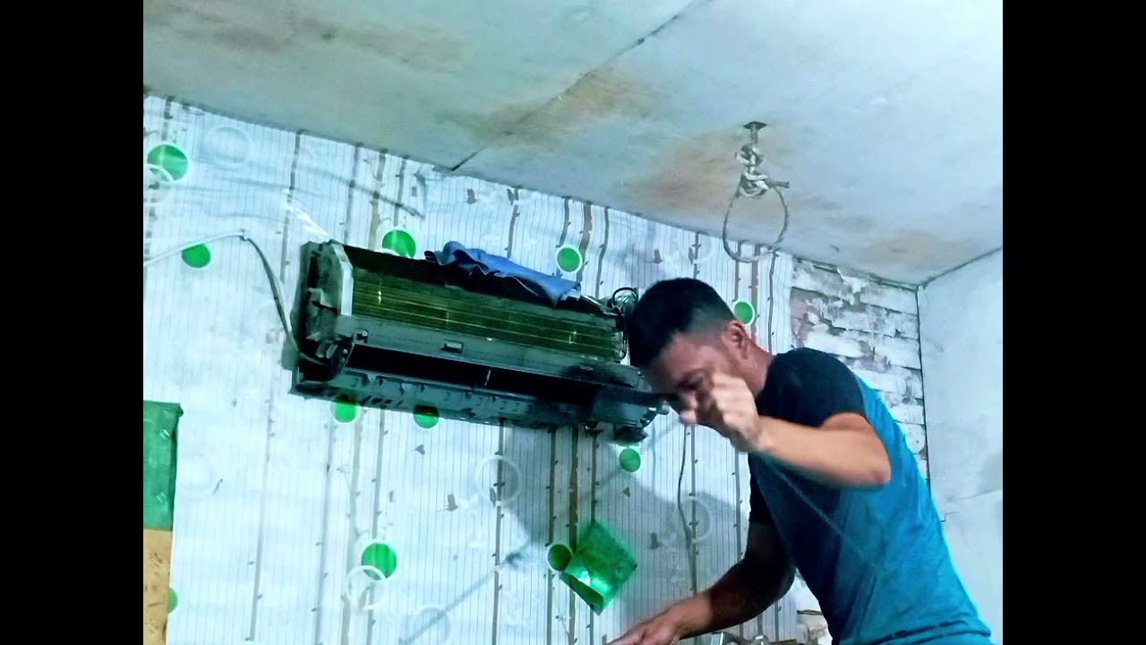 Salah satu penyebab ac gak dingin dan udah mintak di servis🤔🤔