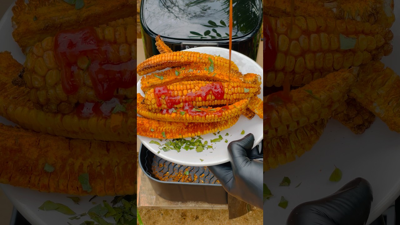 warning: These Spicy Corn Ribs Are Addictive! 😋🥵 #food #cooking #shorts