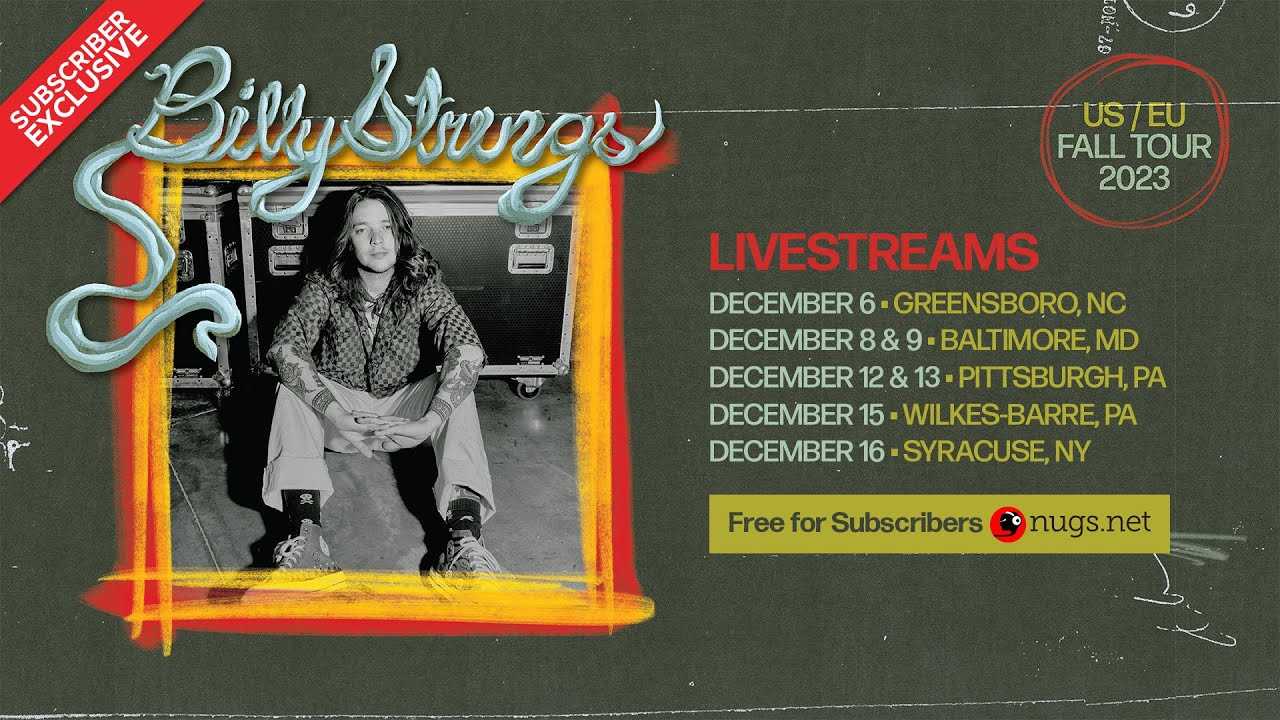 Billy Strings 12/06/2023 Greensboro, NC