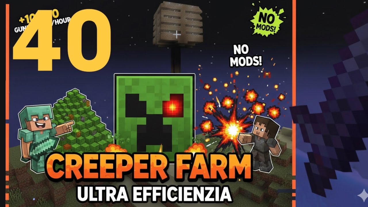 Minecraft ITA EP 40 - Farm di creeper 