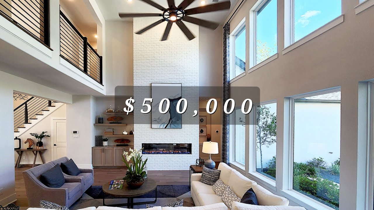 Inside 3 Exquisite $500k Model Homes || Texas Model Home Tour Marathon