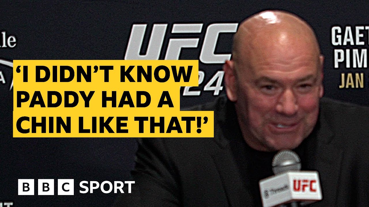 Dana White hails Pimblett and Gaethje's toughness at UFC 324 | BBC Sport