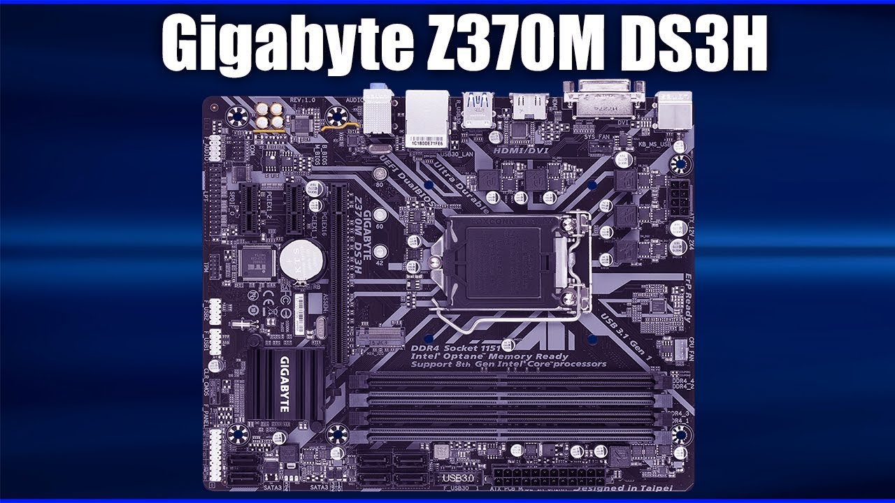 Материнская плата Gigabyte Z370M DS3H