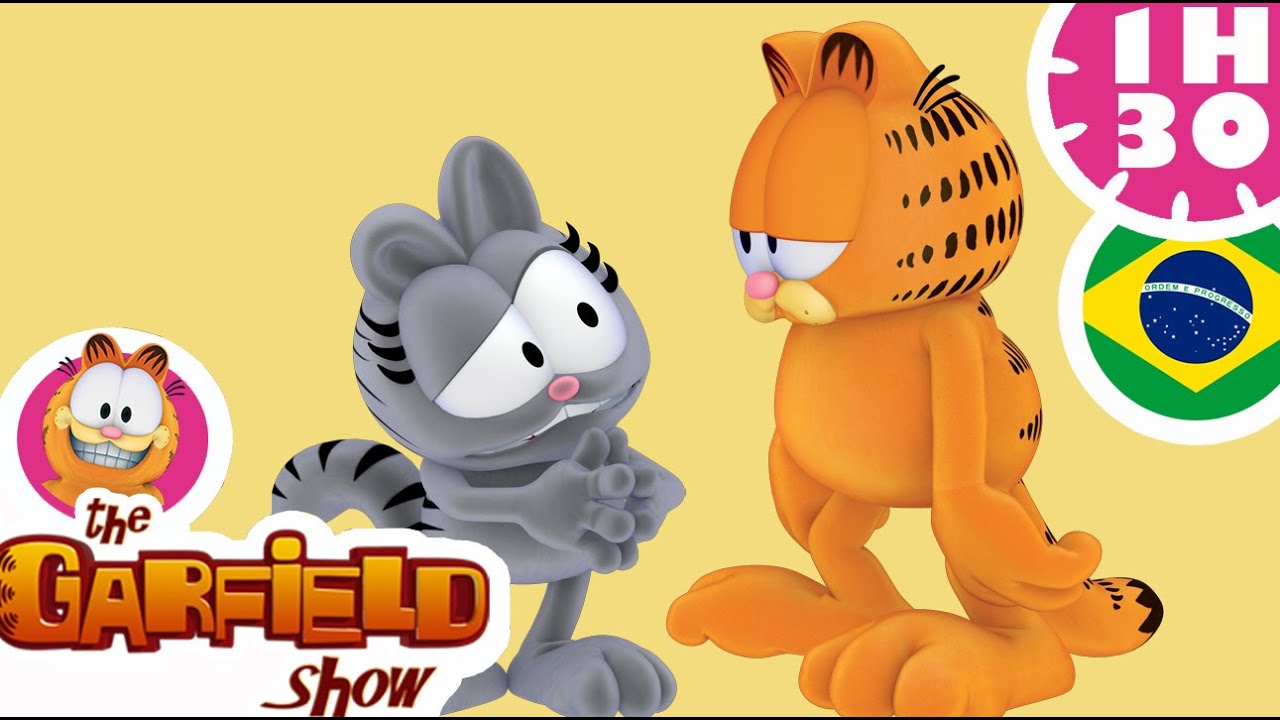 😼Garfield e Nermal: melhor inimigos!😼 - Compila&ccedil;&atilde;o HD
