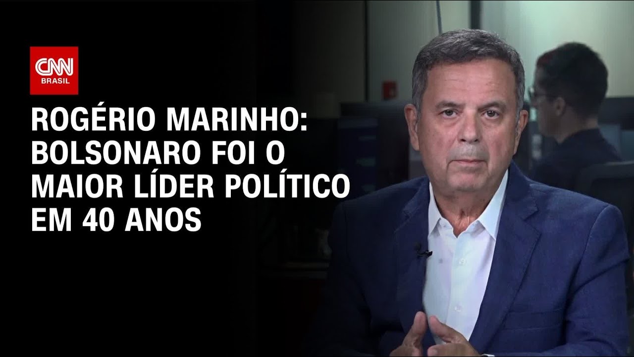 Marinho afirma que Bolsonaro foi o maior líder político brasileiro em 40 anos | CNN 360°