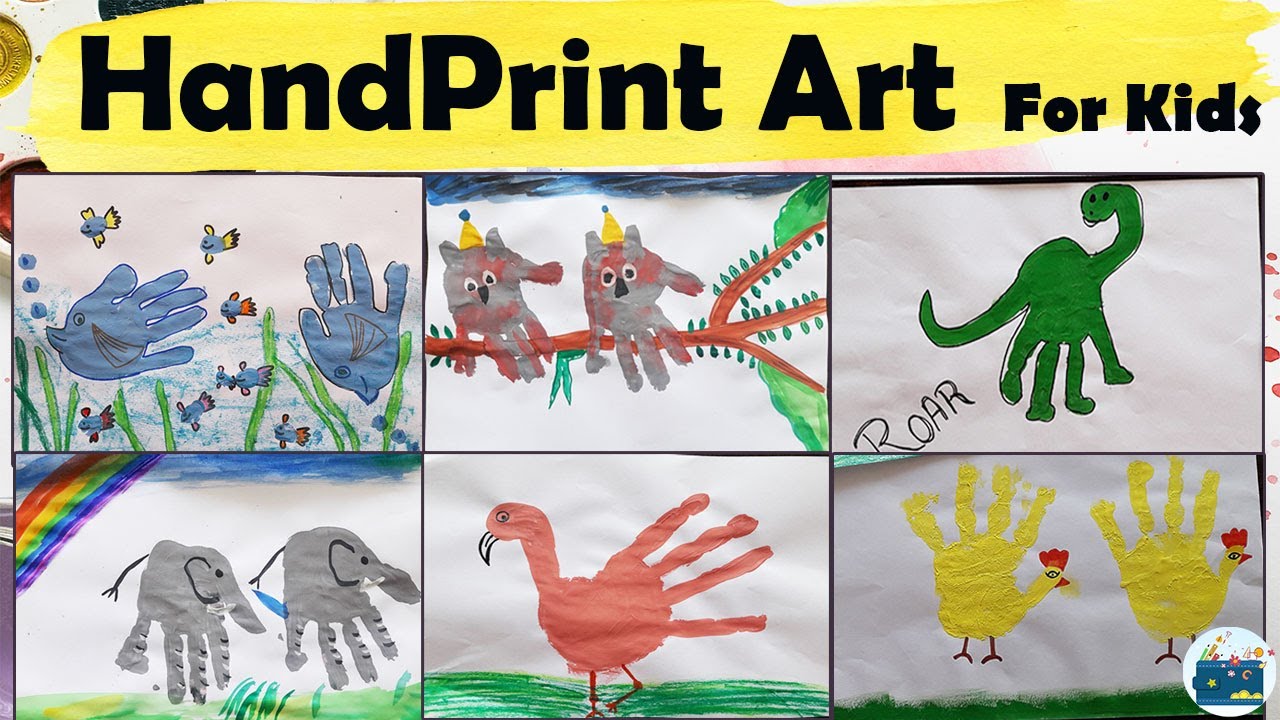 Hand Painting (Animals) for Kids, Toddlers & Preschoolers || Activity of the Week