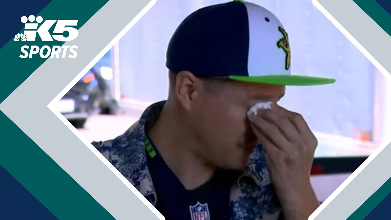 'There's crying in baseball': Lifelong fan caught on national TV as Mariners pull ahead of Tigers