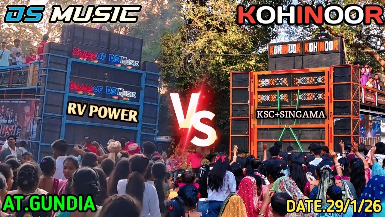 //DS MUSIC 🆚KOHINOOR STAR BAND\\ RV POWER🆚 KSC+SINGAMA\\#dsband #kohinoorsatrband