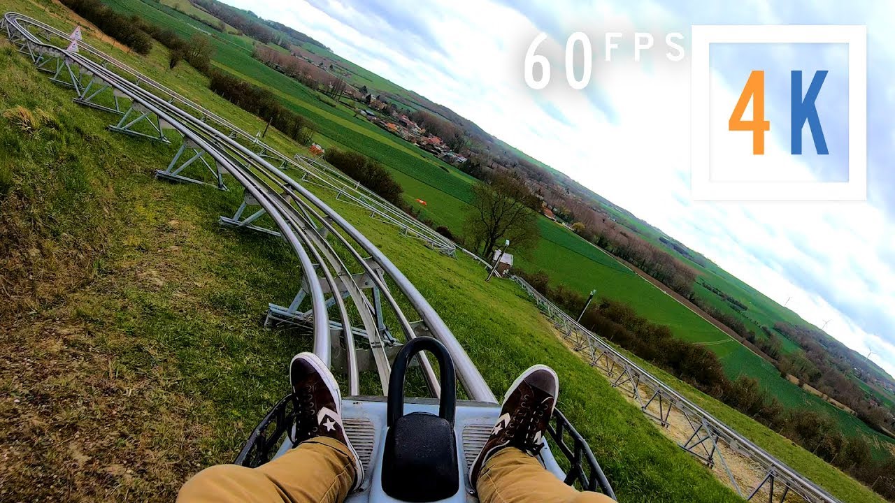Luge - Parc d'Olhain (4K 60fps Onride POV)