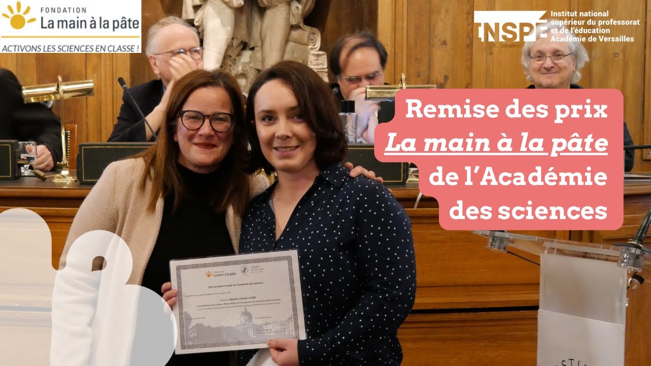 Le 30 janvier 2024, la fondation La Main à la Pâte remettait les prix Masters MEEF